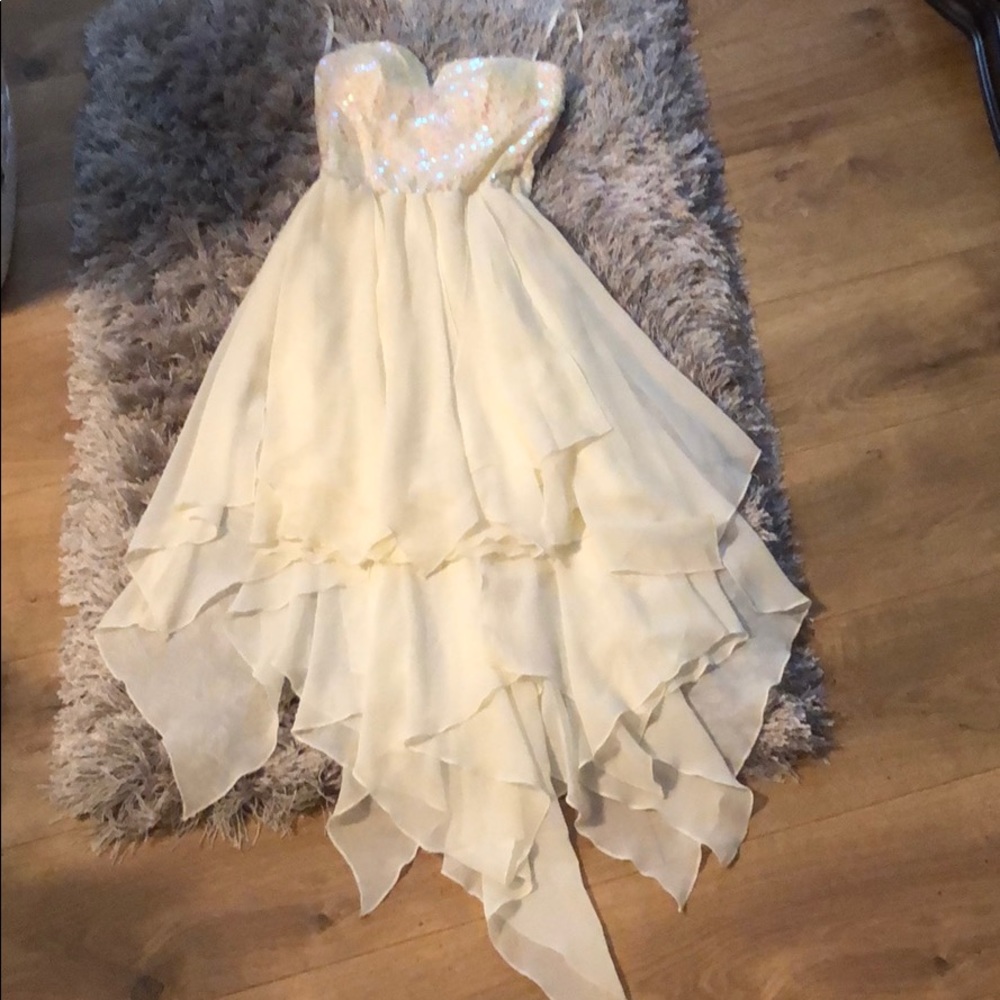 Beautiful Strapless Flare Cocktail Dress